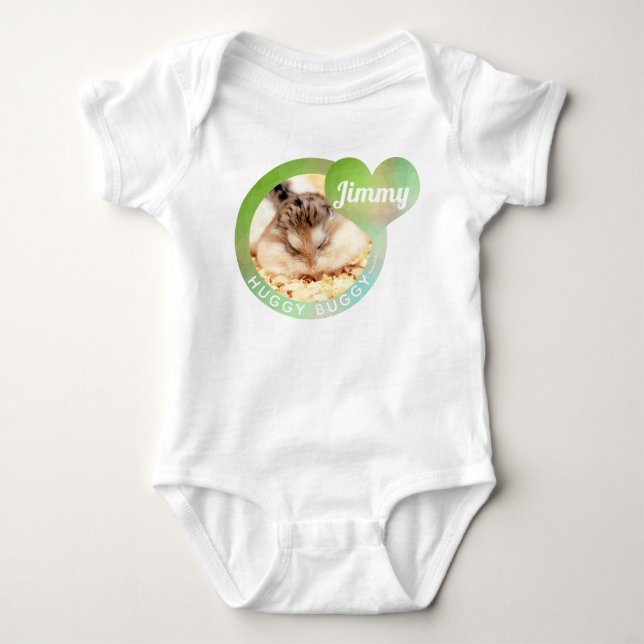 HammyVille - Cute Hamster Heart Huggy Buggy Tröja (Framsida)