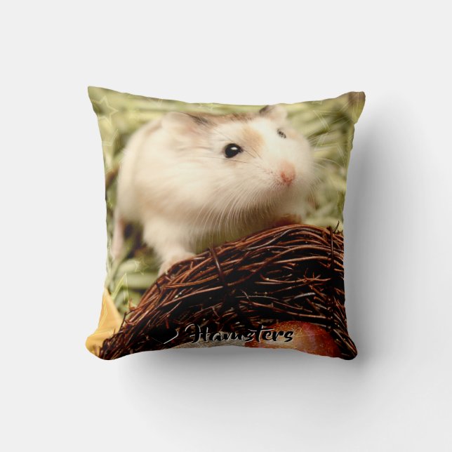 Hammyville - Cute Hamster Kudde (Framsida)