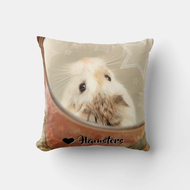 Hammyville - Cute Hamster Kudde (Framsida)