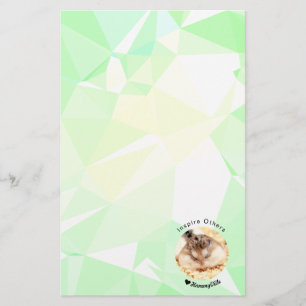 Hammyville - Cute Hamster med Motivational Quote Brevpapper