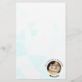 Hammyville - Cute Hamster med Motivational Quote Brevpapper