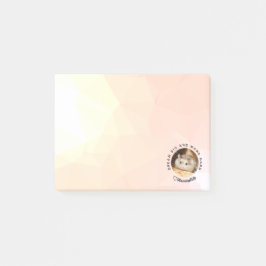 HammyVille - Cute Hamster med Motivational Quote Post-it Block