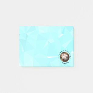 HammyVille - Cute Hamster med Motivational Quote Post-it Block