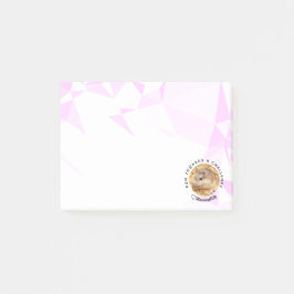 HammyVille - Cute Hamster med Motivational Quote Post-it Block