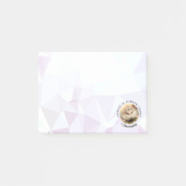 HammyVille - Cute Hamster med Motivational Quote Post-it Block