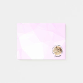 HammyVille - Cute Hamster med Motivational Quote Post-it Block