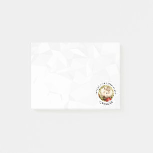 HammyVille - Cute Hamster med Motivational Quote Post-it Block