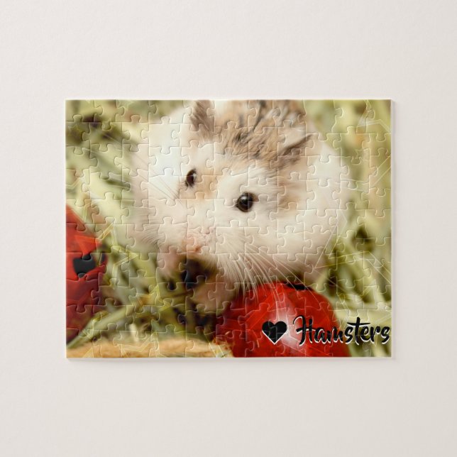 Hammyville - Cute Hamster Pussel (Horisontell)
