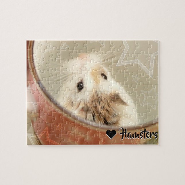 Hammyville - Cute Hamster Pussel (Horisontell)