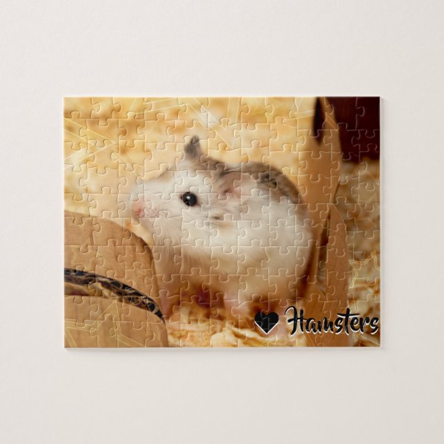 Hammyville - Cute Hamster Pussel (Horisontell)