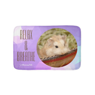 Hammyville - Cute Hamster Slappna av och Breathe Badrumsmatta