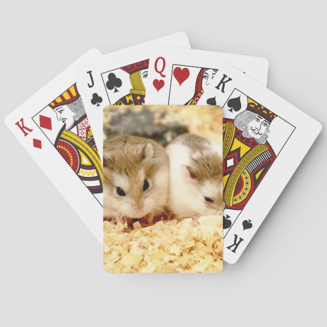 Hammyville - Cute Hamster Spel Kort (Baksidan)