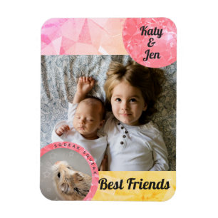 HammyVille - Cute Hamster Vänskap Personalize Magnet