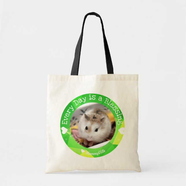 Hammyville - Cute Hamster Varje dag är en välsigne Tygkasse (Framsidan)
