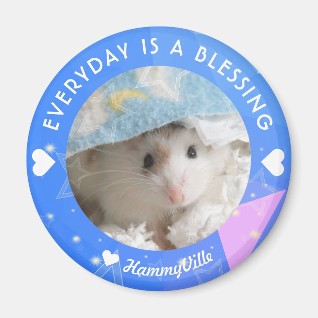 Hammyville - Cute Robo Hamster Magnet (Framsidan)