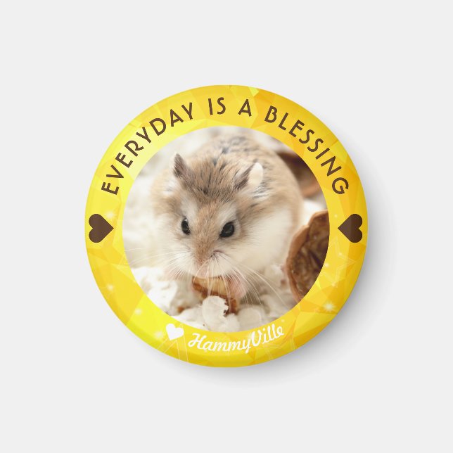 Hammyville - Cute Robo Hamster Magnet (Framsidan)