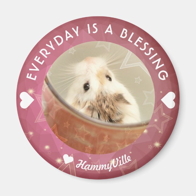 Hammyville - Cute Robo Hamster Magnet (Framsidan)