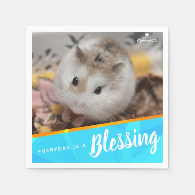 Hammyville - Cute Robo Hamsters Blessing Pappersservett (Framsidan)
