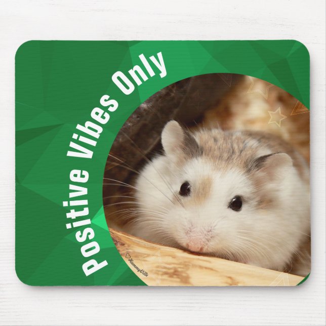 HammyVille - Endast Cute Hamster Positive Vibes Musmatta (Framsidan)