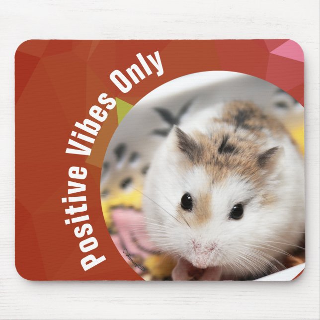 HammyVille - Endast Cute Hamster Positive Vibes Musmatta (Framsidan)