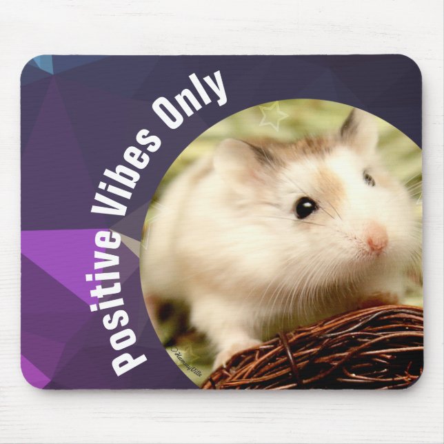 HammyVille - Endast Cute Hamster Positive Vibes Musmatta (Framsidan)