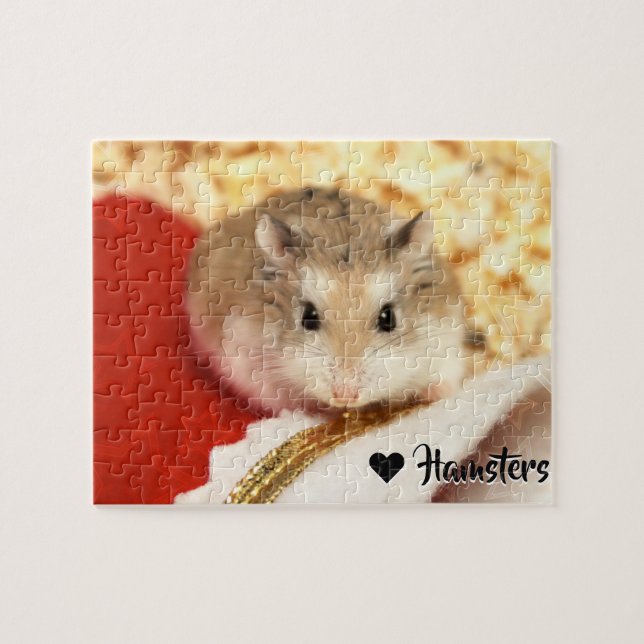 Hammyville - gullig Hamster Pussel (Horisontell)