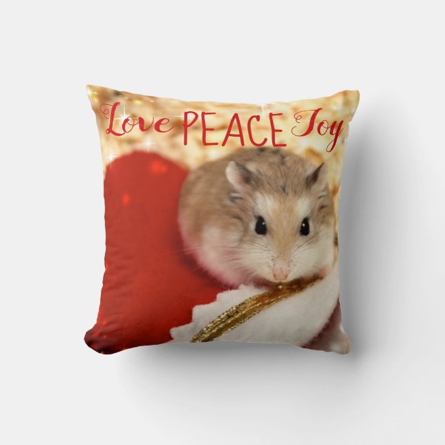 Hammyville - Hamsterhelgdag Kudde (Framsida)