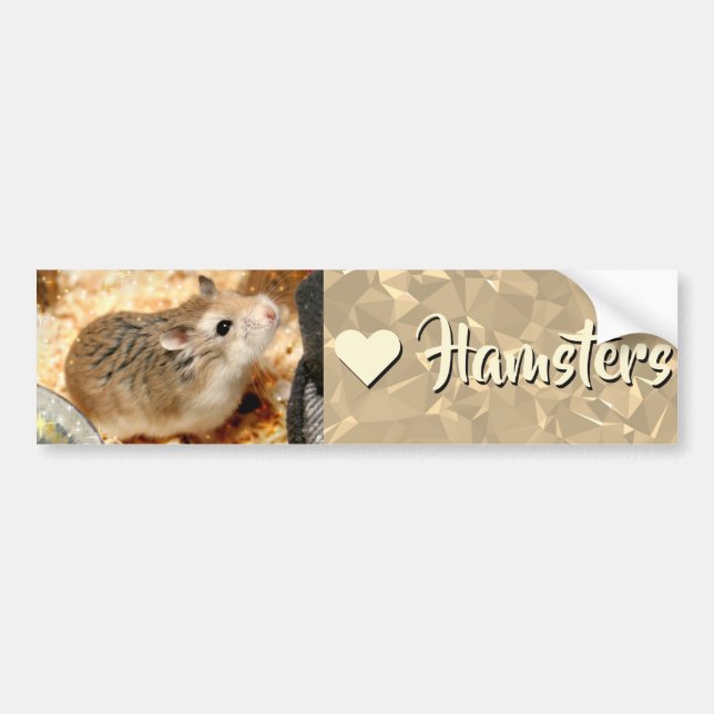 Hammyville - I Kärlek Hamster Bildekal (Framsidan)