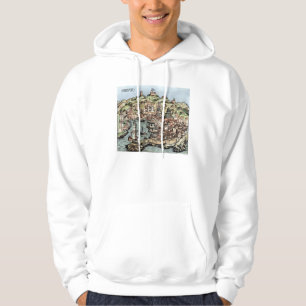 Hamn av Genoa i färg, 1493 Hoodie