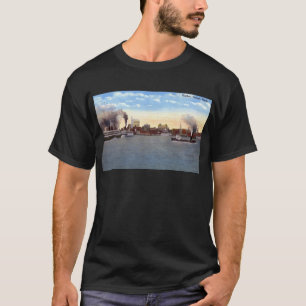 Hamn Detroit, Michigan c1915 vintage T Shirt