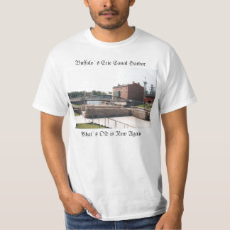 hamn för kanal för buffel` s Erie T-shirt