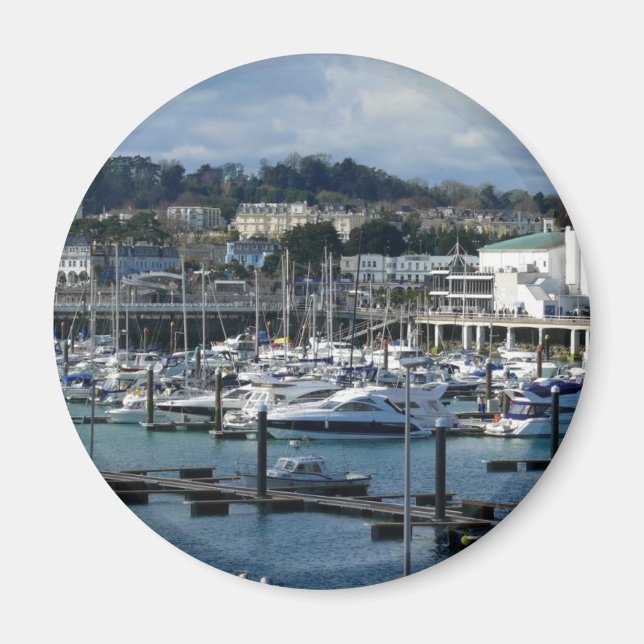 Hamn i Torquay Magnet (Framsidan)