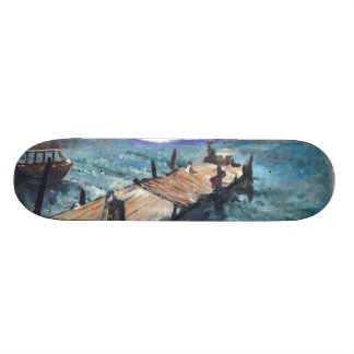 Hamn vid havet skateboard bräda 20,5 cm