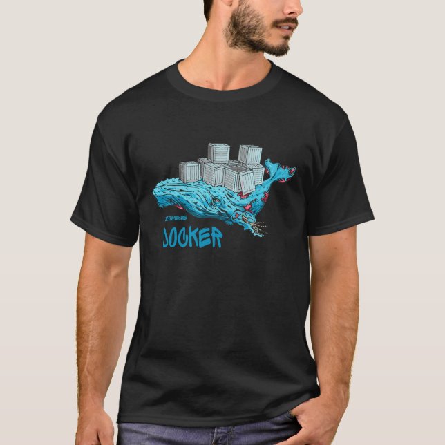 hamnarbetare t shirt (Framsida)