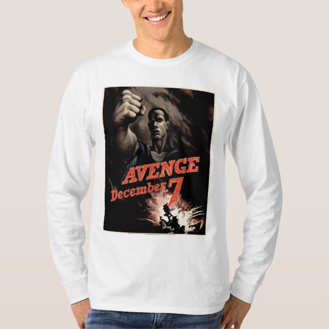 Hämnas December 7 T Shirt (Framsida)