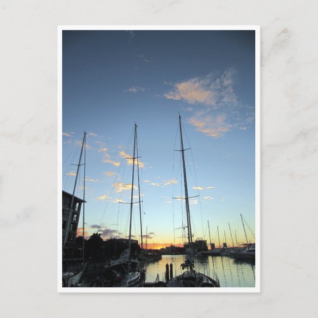 hamnbåtar vykort (Framsida)