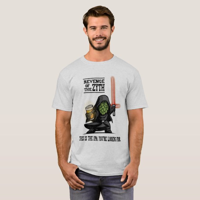 Hämnd av Zythen - röd Saber T Shirt (Hel framsida)
