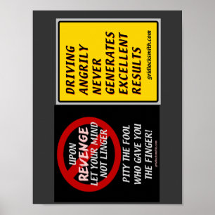 HÄMND+KÖRNING AV ANGRILY-TWOFER POSTER