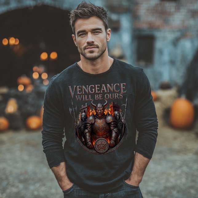 Hämnd Krigare Halloween T Shirt (Skapare uppladdad)