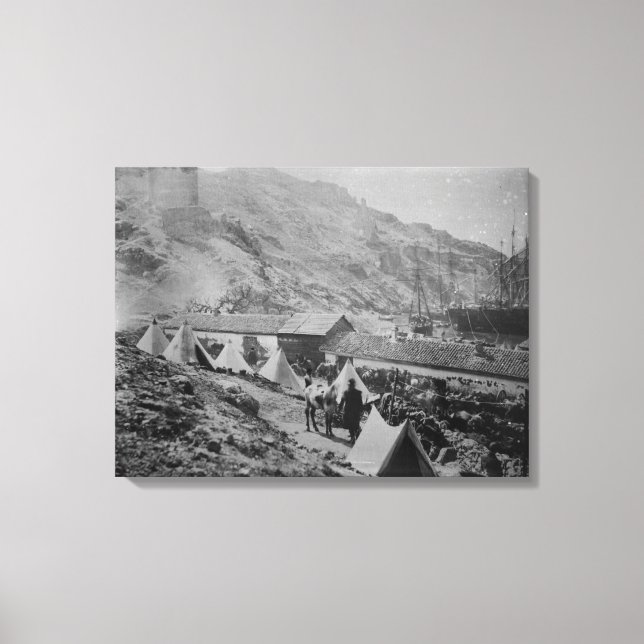 Hamnen i Balaklava Canvastryck (Framsida)