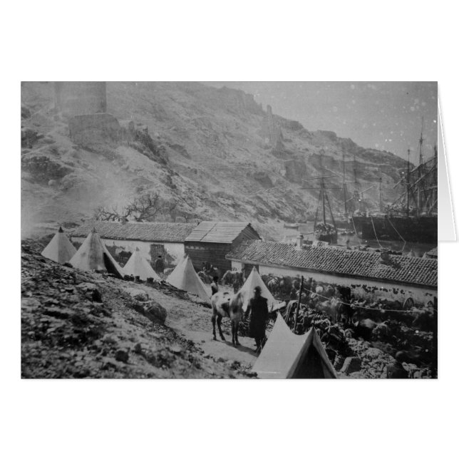 Hamnen i Balaklava Hälsningskort (Framsidan Horizontal)