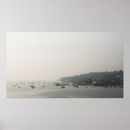 Hamnen i Belfast, Maine Poster