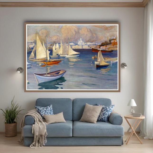 Hamnen i Helsingfors, Albert Edelfelt Poster (Skapare uppladdad)