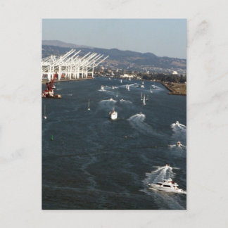 Hamnen i Oakland Vykort