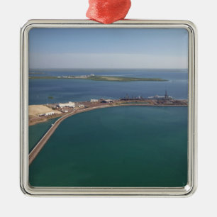 Hamnen i Öster Arm, Darwin Harbour Julgransprydnad Metall