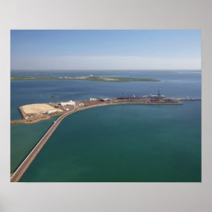 Hamnen i Öster Arm, Darwin Harbour Poster