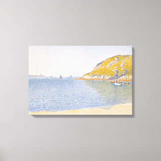 Hamnen i Saint-Cast av Paul Signac Canvastryck