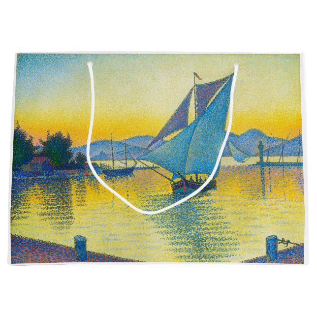 Hamnen i Sunset, Signac (Framsidan)