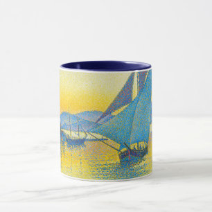 Hamnen i Sunset, Signac Mugg