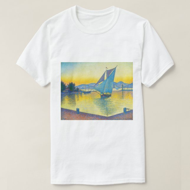 Hamnen i Sunset, Signac T Shirt (Design framsida)